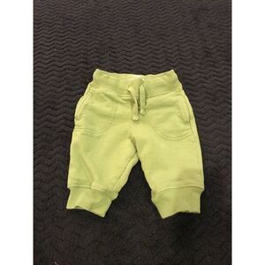 Baby H&M 2-4 Month Green Jogger Pants